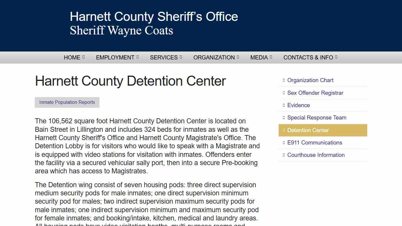 Harnett County Detention Center // Harnett County, North Carolina
